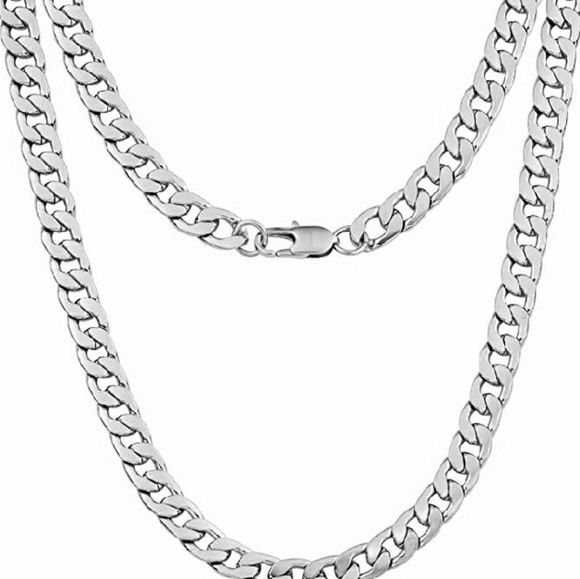 Other - MEN'S STERLING SILVER CHAIN NECKLACE